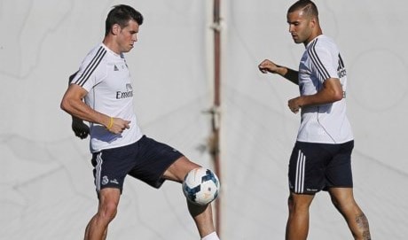بايل مشاركاً في تدريبات ريال مدريد بايل مشاركاً في تدريبات ريال مدريد