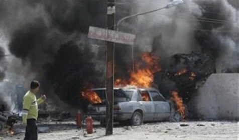 صورة من الأرشيف لانفجار سيارة مفخخة صورة من الأرشيف لانفجار سيارة مفخخة