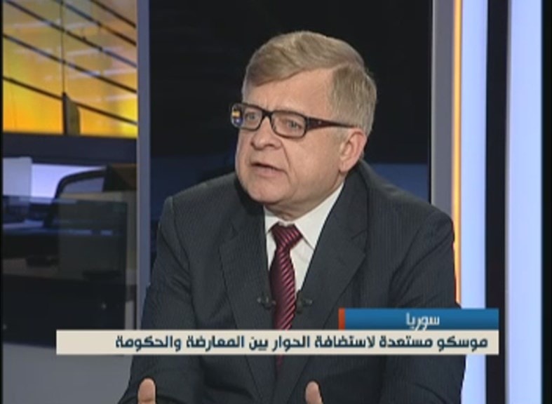 زاسبيكين متحدثاً للميادين زاسبيكين متحدثاً للميادين