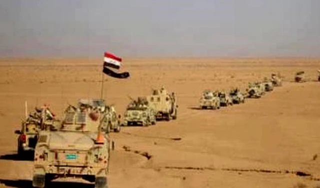 الجيش العراقي يبدأ هجوماً واسعاً في الأنبار الجيش العراقي يبدأ هجوماً واسعاً في الأنبار
