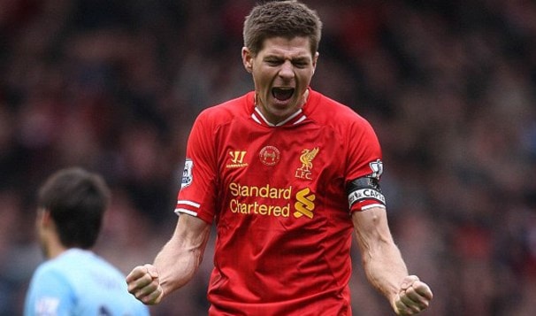 جيرارد خلال القمة التي فاز فيها ليفربول على دورتموند جيرارد خلال القمة التي فاز فيها ليفربول على دورتموند