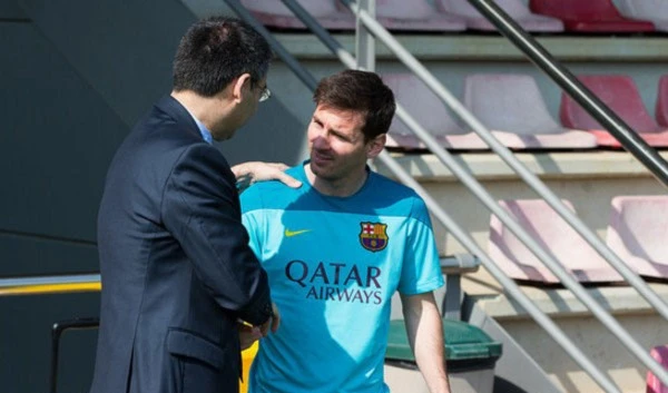رئيس برشلونة ينفي نية النادي الكتالوني التخلي عن ليونيل ميسي رئيس برشلونة ينفي نية النادي الكتالوني التخلي عن ليونيل ميسي