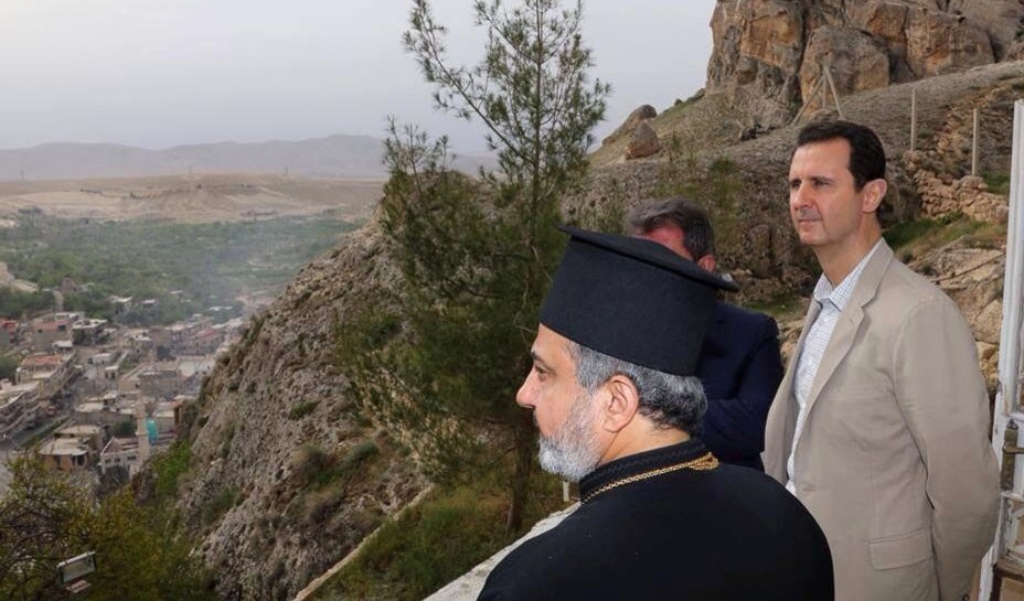 الأسد من معلولا: لا يمكن لأحد مهما بلغ إرهابه أن يمحو تاريخنا الانساني والحضاري الأسد من معلولا: لا يمكن لأحد مهما بلغ إرهابه أن يمحو تاريخنا الانساني والحضاري