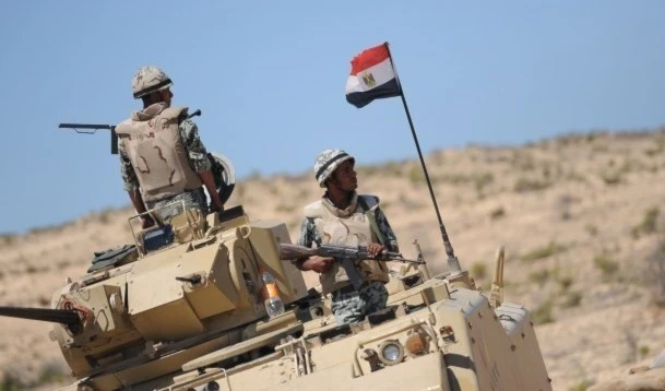التفجير استهدف كمينا أمنيا للشرطة المصرية التفجير استهدف كمينا أمنيا للشرطة المصرية