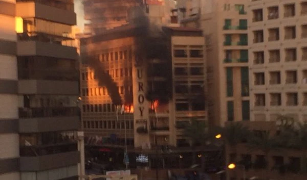 صورة عن مواقع التواصل الاجتماعي بعد دقائق من وقوع الانفجار صورة عن مواقع التواصل الاجتماعي بعد دقائق من وقوع الانفجار