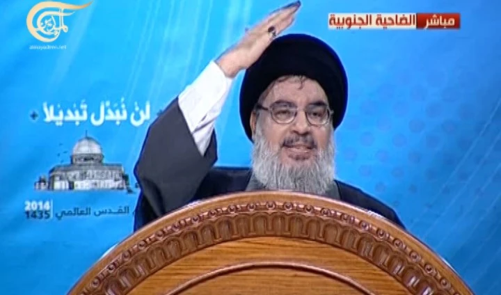السيد نصرالله: نتابع بدقة مجريات المعركة ونقول للمقاومة في غزة نحن معكم السيد نصرالله: نتابع بدقة مجريات المعركة ونقول للمقاومة في غزة نحن معكم