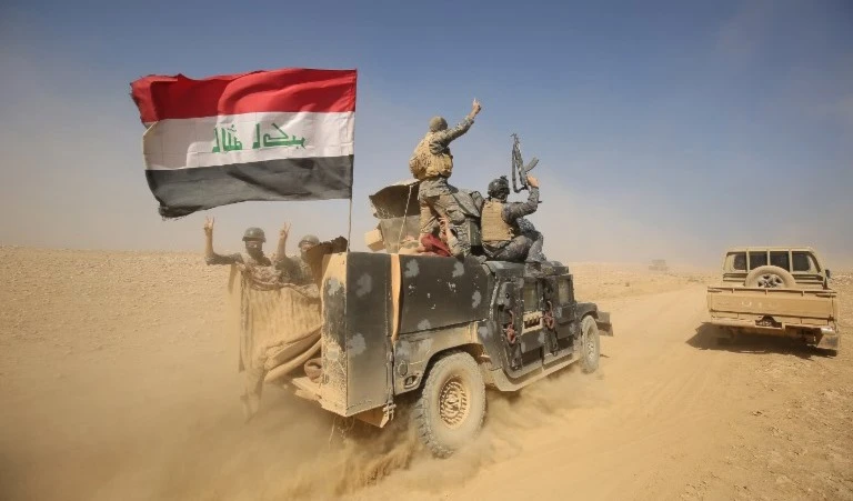 القوات العراقية تقدمت جنوب الموصل (أ ف ب) القوات العراقية تقدمت جنوب الموصل (أ ف ب)