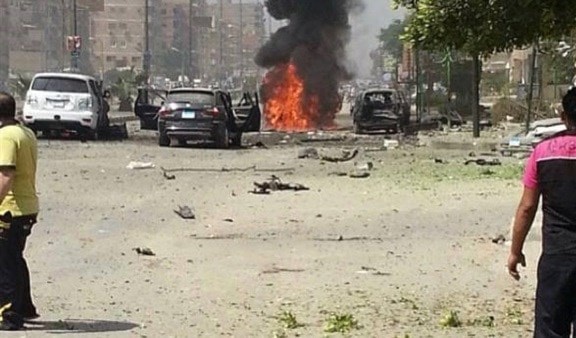 الانفجار وقع في مدينة نصر بالقاهرة الانفجار وقع في مدينة نصر بالقاهرة