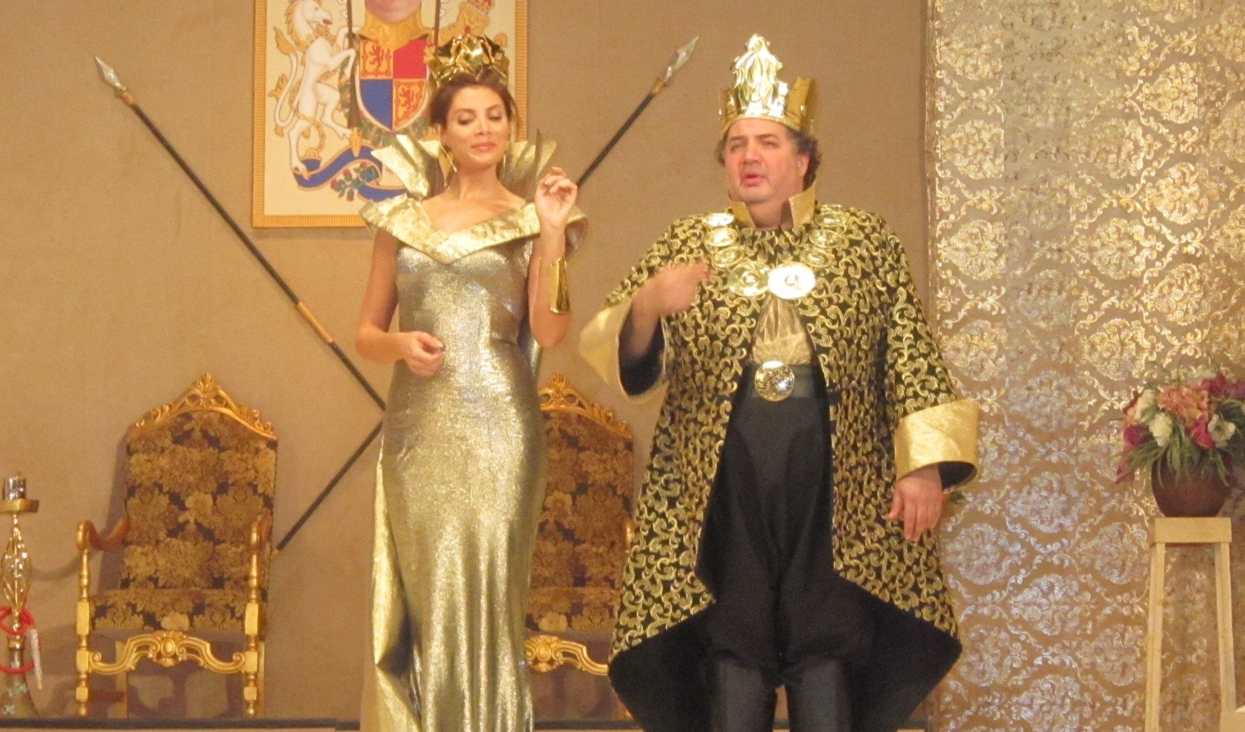 طارق تميم( الملك) وسيدرا عيد( الملكة) طارق تميم( الملك) وسيدرا عيد( الملكة)