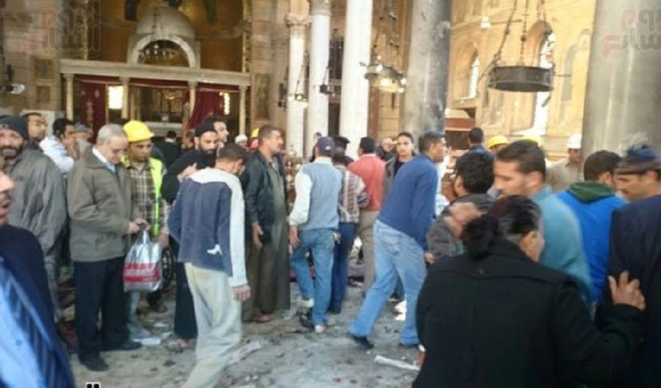 انفجار فى محيط الكاتدرائية في العباسية انفجار فى محيط الكاتدرائية في العباسية