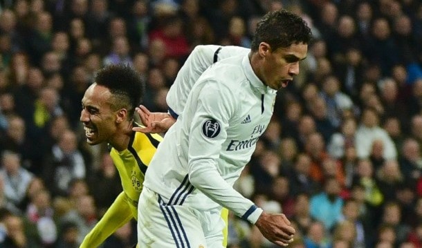 فاران خلال المباراة أمام دورتموند (أ ف ب) فاران خلال المباراة أمام دورتموند (أ ف ب)