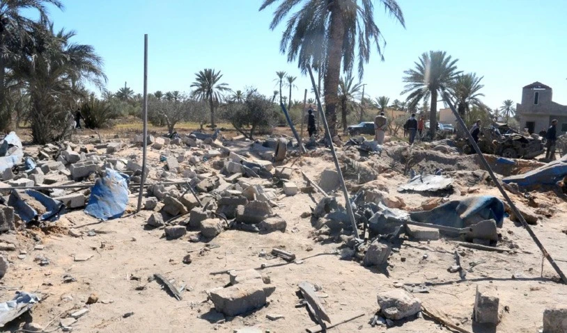 الغارة الأميركية على مركز التدريب لداعش قتلت 49 عنصراً بينهم الصربيين المخطوفين الغارة الأميركية على مركز التدريب لداعش قتلت 49 عنصراً بينهم الصربيين المخطوفين