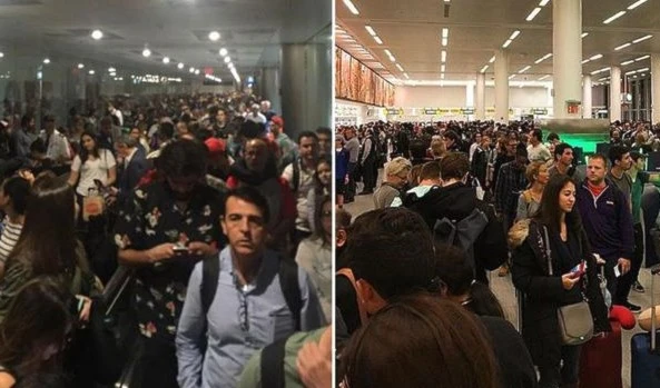 جرى فحص جميع المسافرين وفقا للمعايير الأمنية جرى فحص جميع المسافرين وفقا للمعايير الأمنية