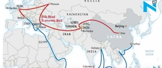 خط الحرير التاريخي ربط بين أوروبا والشرق الأقصى، وتحديداً الصين خط الحرير التاريخي ربط بين أوروبا والشرق الأقصى، وتحديداً الصين