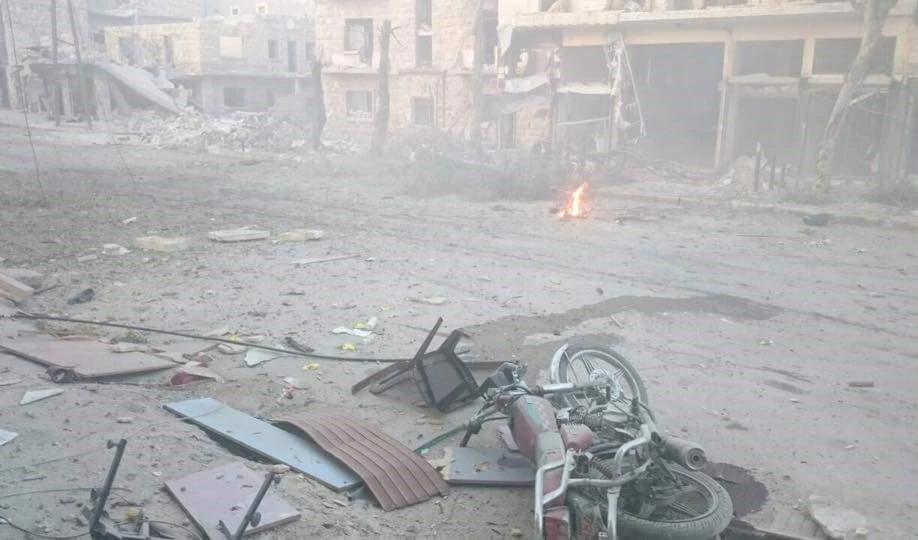 شهداء وجرحى بانفجار عبوة ناسفة في حي صلاح الدين بحلب (أرشيف) شهداء وجرحى بانفجار عبوة ناسفة في حي صلاح الدين بحلب (أرشيف)