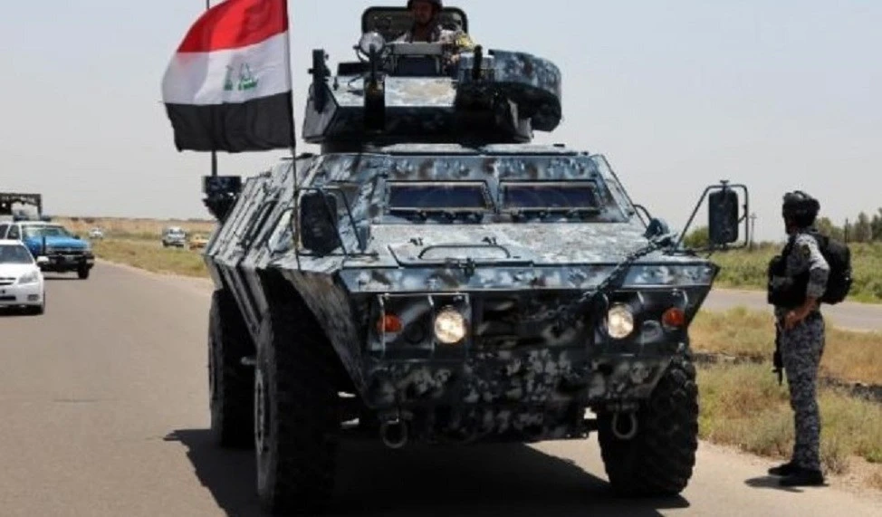 الشرطة الاتحادية تندفع باتجاه المنطقة المحيطة بجامع النوري من محور باب جديد والبان الشرطة الاتحادية تندفع باتجاه المنطقة المحيطة بجامع النوري من محور باب جديد والبان