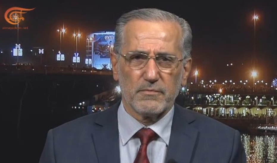 النائب في البرلمان العراقي موفق الربيعي في حديث له ضمن النشرة المسائية على شاشة الميادين النائب في البرلمان العراقي موفق الربيعي في حديث له ضمن النشرة المسائية على شاشة الميادين