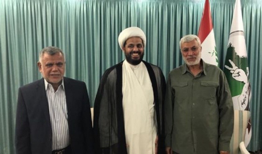 لقاء ثلاثي يجمع المهندس مع أمين عام منظمة بدر وعصائب أهل الحق ناقشوا فيه تأمين الحدود العراقية السورية لقاء ثلاثي يجمع المهندس مع أمين عام منظمة بدر وعصائب أهل الحق ناقشوا فيه تأمين الحدود العراقية السورية