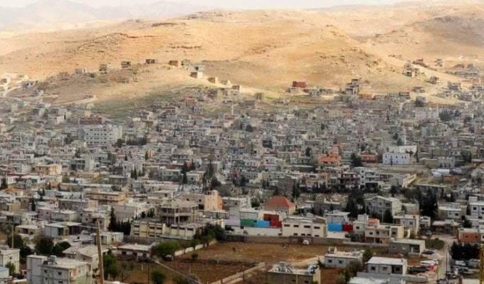 يظهر في الصورة بلدة عرسال وجرودها يظهر في الصورة بلدة عرسال وجرودها