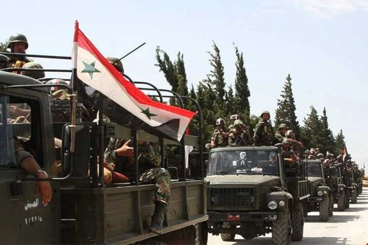 الجيش السوري يحرر قريةَ مراط وأجزاء من بلدة خشام في ريف دير الزور الشرقي الجيش السوري يحرر قريةَ مراط وأجزاء من بلدة خشام في ريف دير الزور الشرقي