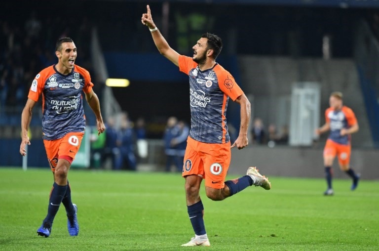 فاز مونبيليه بنتيجة 3-0 (أ ف ب) فاز مونبيليه بنتيجة 3-0 (أ ف ب)