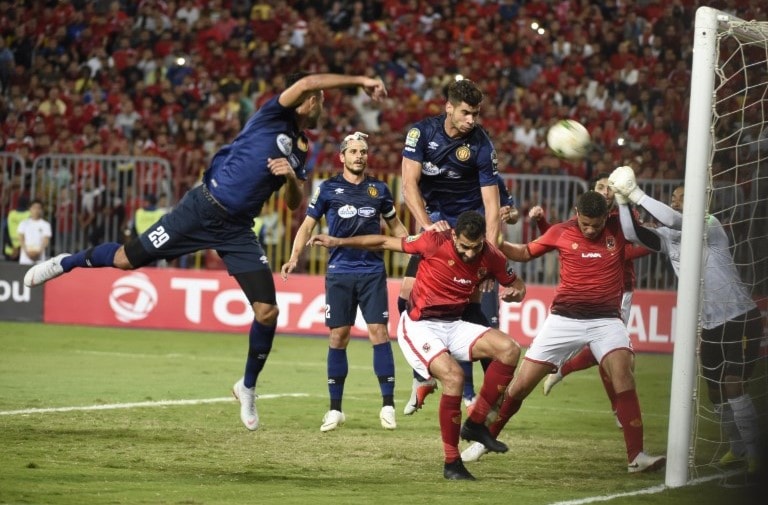 فاز الأهلي 3-1 في مباراة الذهاب في الإسكندرية (أ ف ب) فاز الأهلي 3-1 في مباراة الذهاب في الإسكندرية (أ ف ب)