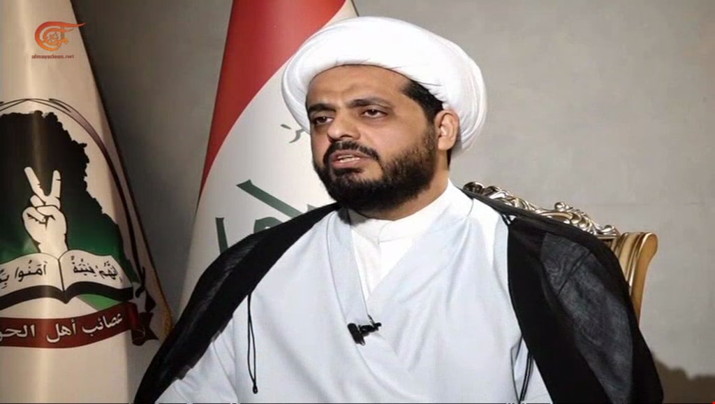الخزعلي: المعركة ضد الإرهاب انتهت عسكرياً أما أمنياً فتحتاج معالجة حقيقية للضعف الاستخباراتي والأمني الخزعلي: المعركة ضد الإرهاب انتهت عسكرياً أما أمنياً فتحتاج معالجة حقيقية للضعف الاستخباراتي والأمني