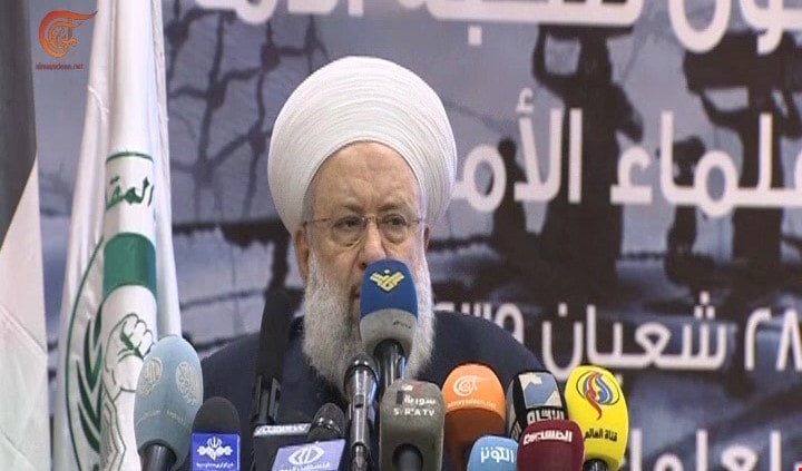 الشيخ حمود: جعلوا من عقيدة الأمة مهزلة وبتنا الأمة الوحيدة التي تقتل نفسها لكي يرضى الأميركي والصهيوني الشيخ حمود: جعلوا من عقيدة الأمة مهزلة وبتنا الأمة الوحيدة التي تقتل نفسها لكي يرضى الأميركي والصهيوني