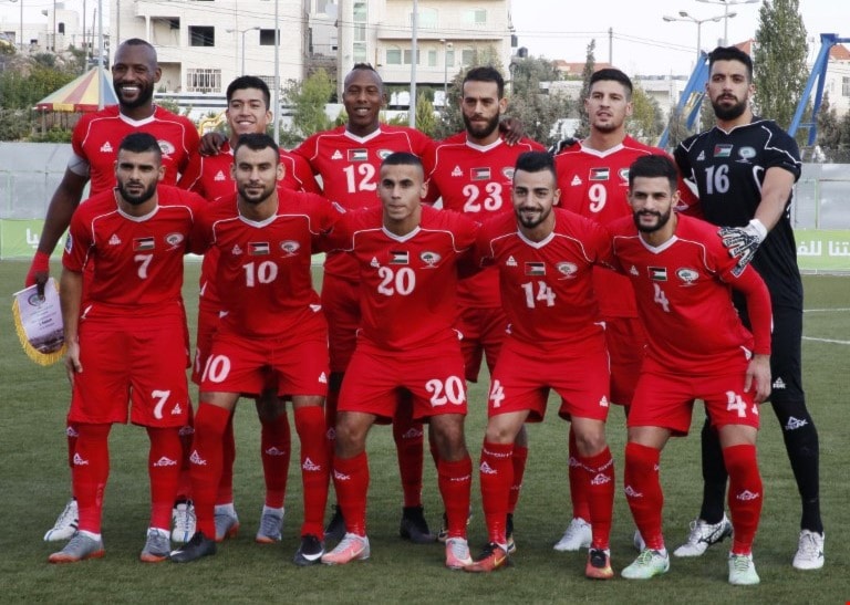 تأهل منتخب فلسطين إلى كأس آسيا 2019 (أ ف ب) تأهل منتخب فلسطين إلى كأس آسيا 2019 (أ ف ب)