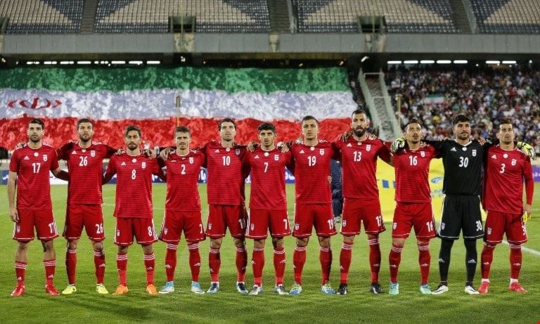 فاز منتخب إيران بنتيجة 1-0 (أ ف ب) فاز منتخب إيران بنتيجة 1-0 (أ ف ب)
