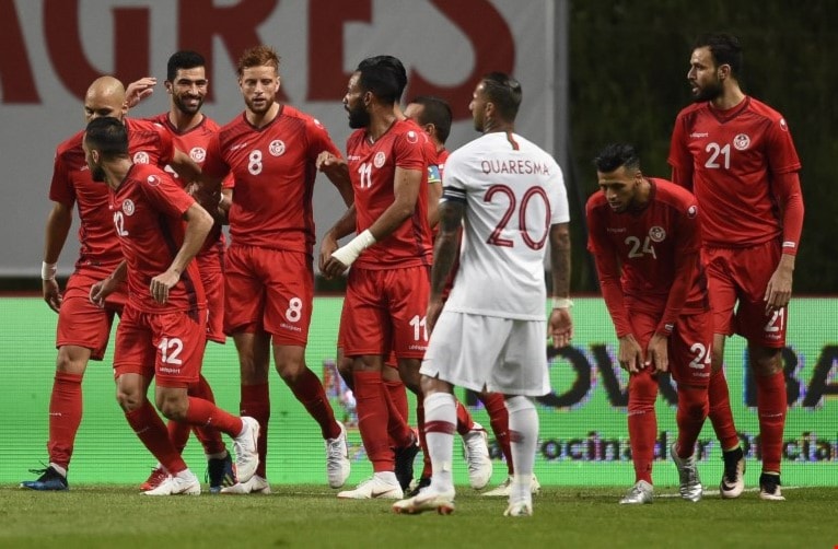 قلب منتخب تونس تأخره 0-2 إلى تعادل 2-2 (أ ف ب) قلب منتخب تونس تأخره 0-2 إلى تعادل 2-2 (أ ف ب)