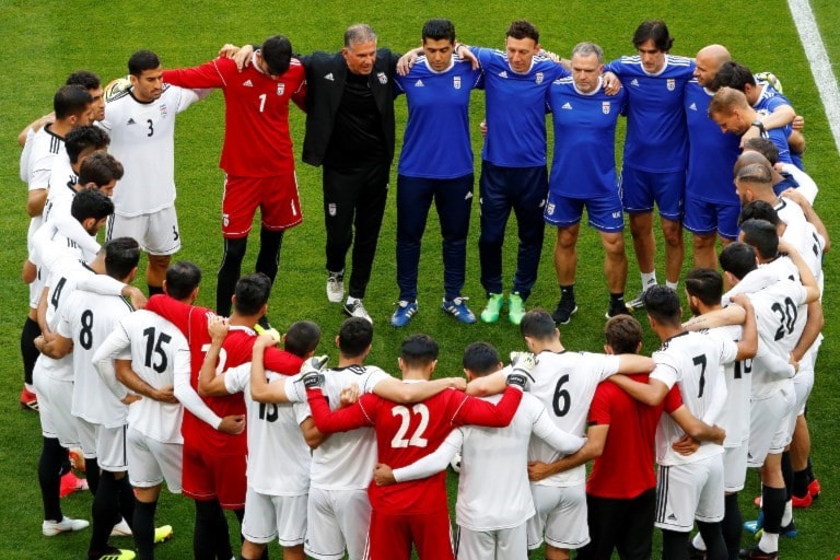 يسعى المنتخب الإيراني لتحقيق إنجاز بالفوز على البرتغال والتأهل للمرة الأولى (أ ف ب) يسعى المنتخب الإيراني لتحقيق إنجاز بالفوز على البرتغال والتأهل للمرة الأولى (أ ف ب)