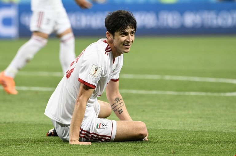 آزمون من أبرز المواهب في منتخب إيران (أ ف ب) آزمون من أبرز المواهب في منتخب إيران (أ ف ب)