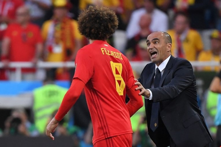 مدرب بلجيكا روبرتو مارتينيز (أ ف ب) مدرب بلجيكا روبرتو مارتينيز (أ ف ب)