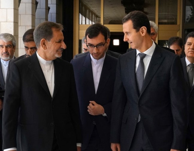 أكد الأسد وجهانغيري ضرورة المتابعة المستمرة لتنفيذ الاتفاقيات وتفعيلها في أسرع وقت أكد الأسد وجهانغيري ضرورة المتابعة المستمرة لتنفيذ الاتفاقيات وتفعيلها في أسرع وقت