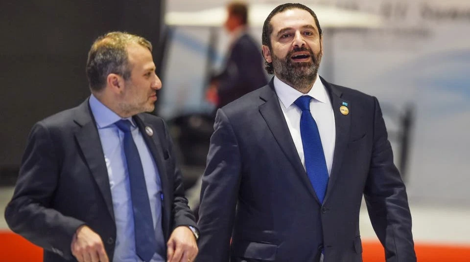 للمرة الأولى منذ الاحتجاجات الحريري يلتقي باسيل للمرة الأولى منذ الاحتجاجات الحريري يلتقي باسيل
