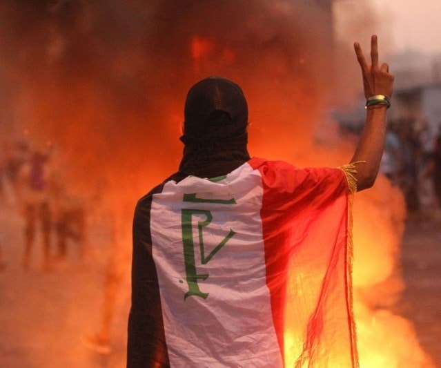 صورة من تظاهرات العراق صورة من تظاهرات العراق