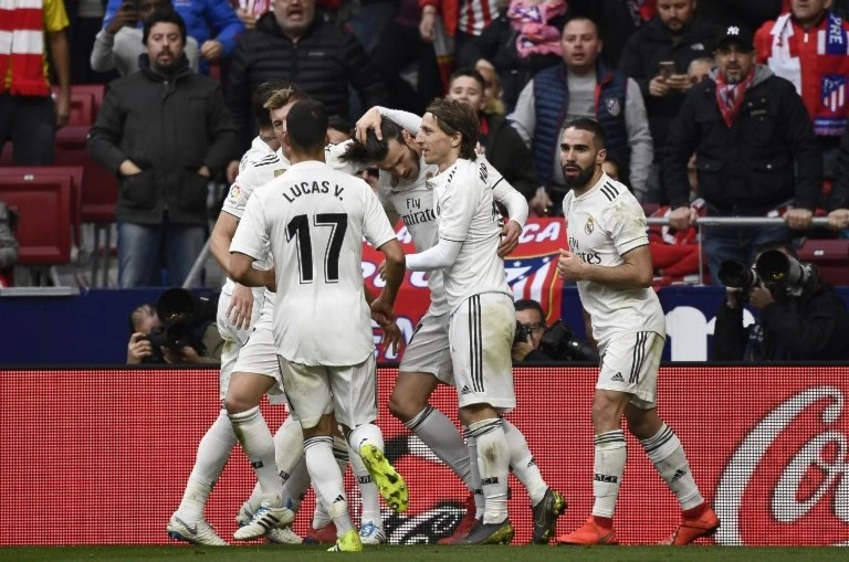 فاز ريال مدريد بنتيجة 3-1 (أ ف ب) فاز ريال مدريد بنتيجة 3-1 (أ ف ب)