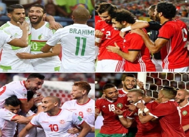 تشارك 5 منتخبات عربية في بطولة أمم أفريقيا 2019، هي: مصر والمغرب وتوتس والجزائر وموريتانيا تشارك 5 منتخبات عربية في بطولة أمم أفريقيا 2019، هي: مصر والمغرب وتوتس والجزائر وموريتانيا