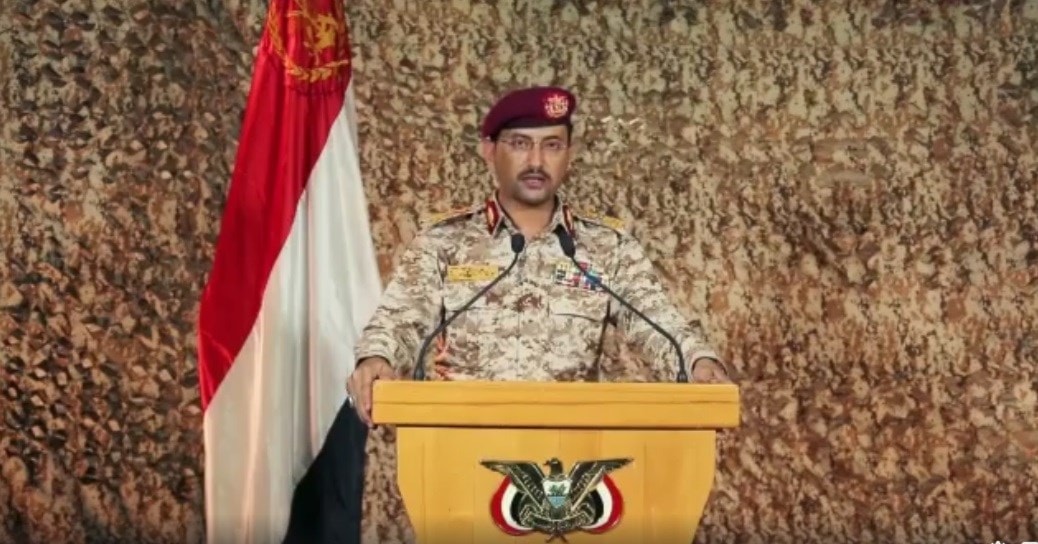العميد سريع خلال اعلانه عن عملية "نصر من الله" العميد سريع خلال اعلانه عن عملية "نصر من الله"