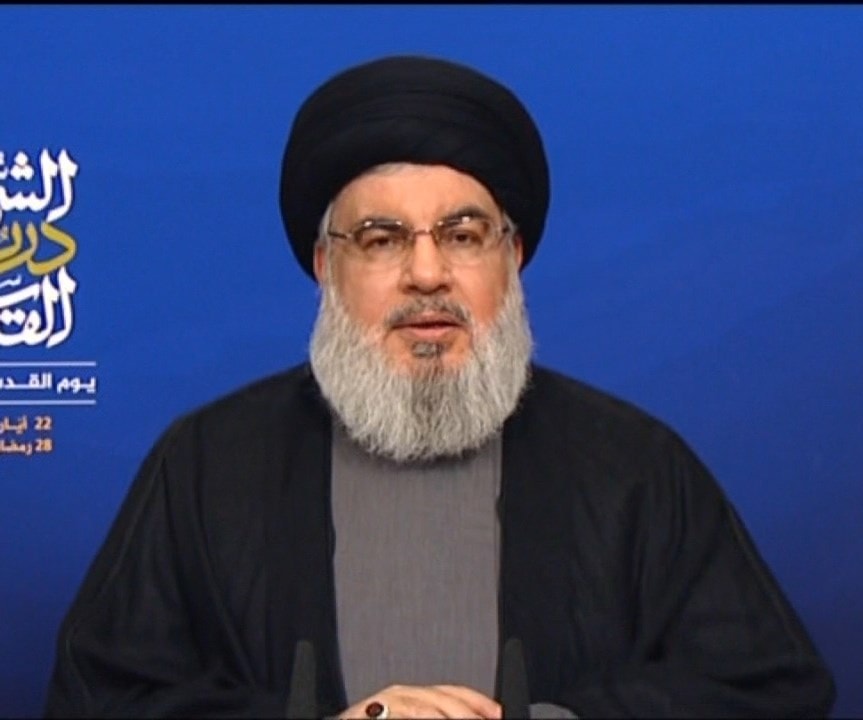 كلمة الأمين العام لحزب الله السيد حسن نصر الله في يوم القدس العالمي كلمة الأمين العام لحزب الله السيد حسن نصر الله في يوم القدس العالمي