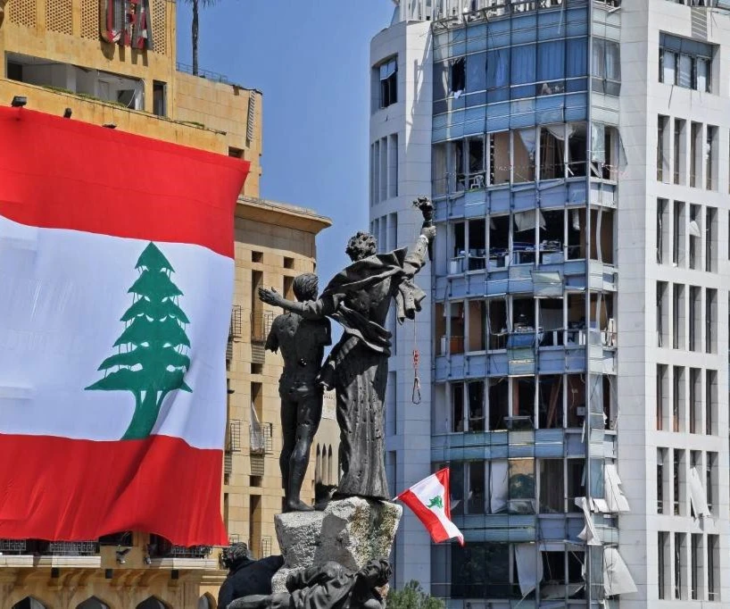 بيروت بعد الإنفجار الذي ضرب المرفأ (أ ف ب). بيروت بعد الإنفجار الذي ضرب المرفأ (أ ف ب).