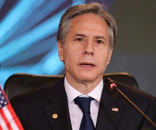 بلينكن يعرب لغانتس عن قلق واشنطن من مشاريع الاستيطان الجديدة بلينكن يعرب لغانتس عن قلق واشنطن من مشاريع الاستيطان الجديدة