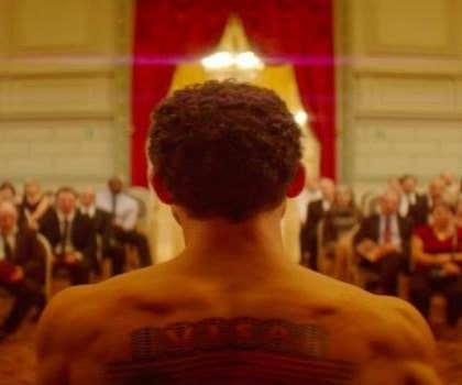 ملصق فيلم:" الرجل الذي باع ظهره" ملصق فيلم:" الرجل الذي باع ظهره"