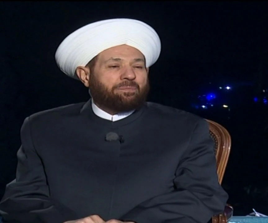 مفتي سوريا الشيخ أحمد بدر الدين حسون في حديث للميادين في 28 أيار/مايو 2021. مفتي سوريا الشيخ أحمد بدر الدين حسون في حديث للميادين في 28 أيار/مايو 2021.