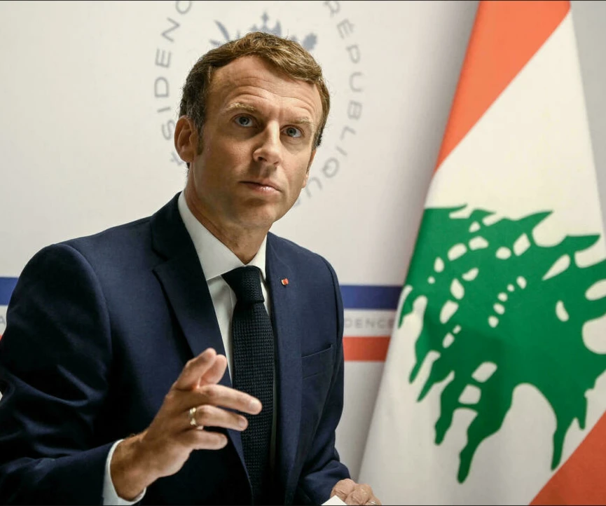 الرئيس الفرنسي إيمانويل ماكرون أثناء حضوره مؤتمر المانحين للبنان (فرانس برس) الرئيس الفرنسي إيمانويل ماكرون أثناء حضوره مؤتمر المانحين للبنان (فرانس برس)