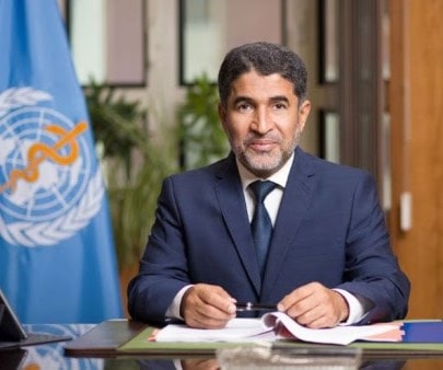 المدير الإقليمي لمنظمة الصحة العالمية لشرق المتوسط أحمد المنظري المدير الإقليمي لمنظمة الصحة العالمية لشرق المتوسط أحمد المنظري