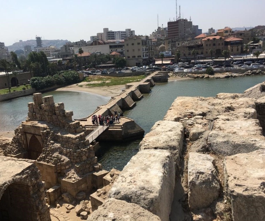 مدينة صيدا من القلعة مدينة صيدا من القلعة
