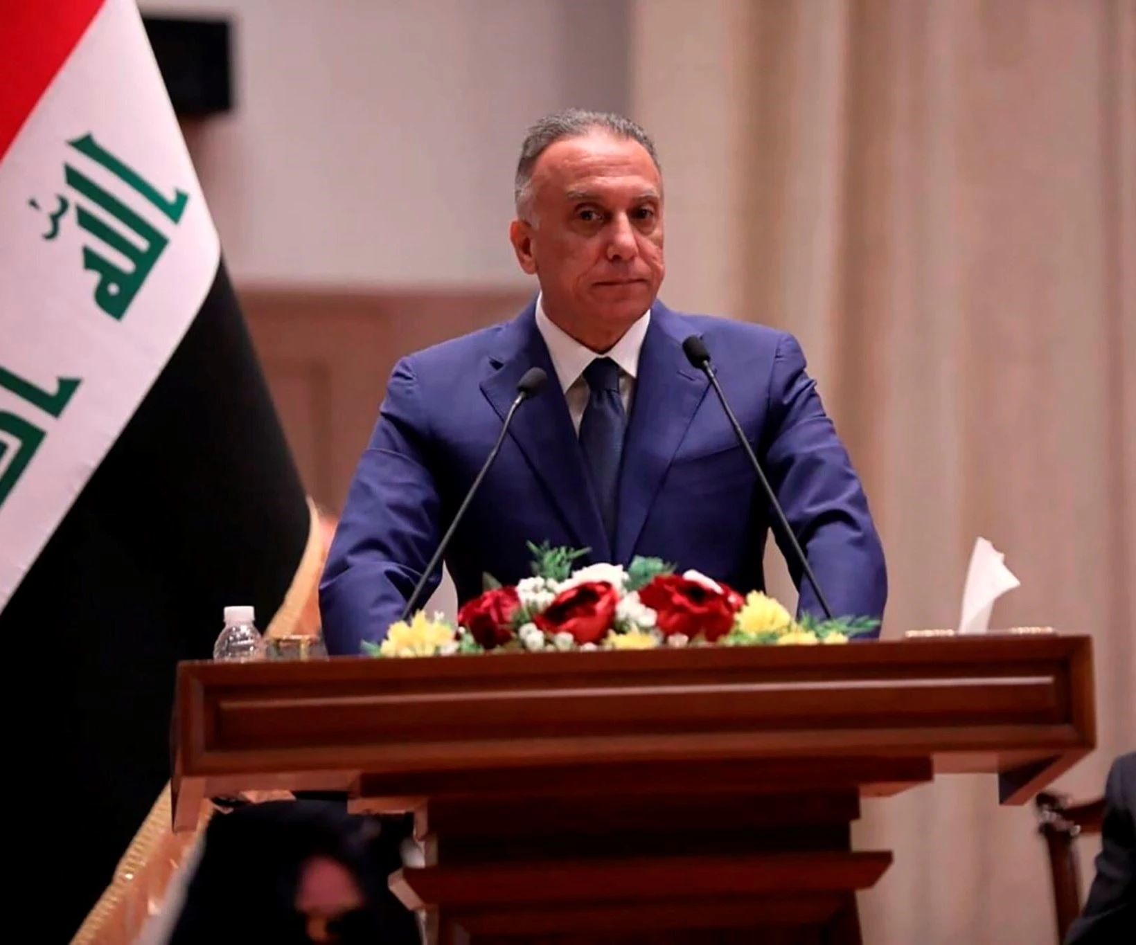 رئيس الوزراء العراقي مصطفى الكاظمي رئيس الوزراء العراقي مصطفى الكاظمي