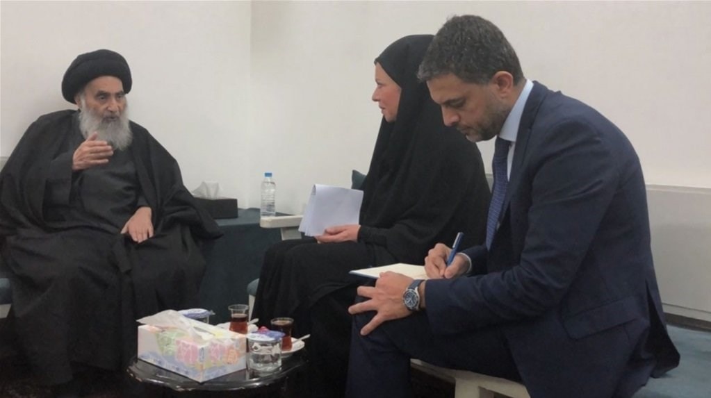 ممثلة الأمم المتحدة في العراق السيستاني يدعو لتنفيذ إصلاحات حقيقية الميادين
